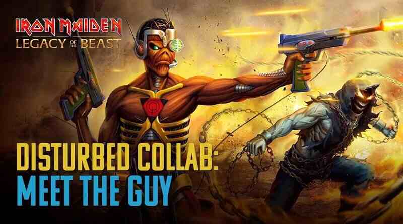 Η μασκότ των Disturbed στο παιχνίδι Legacy Of The Beast των Iron Maiden