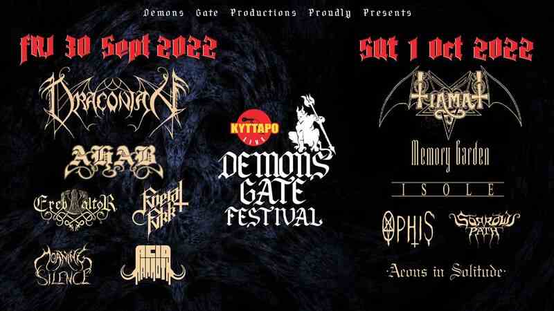 Tiamat, Draconian, Memory Garden, Ahab, Ereb Altor, Isole, Fvnneral Fvkk, Ophis + more