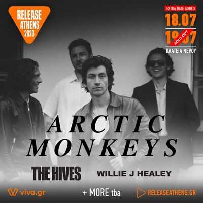 Arctic Monkeys, The Hives, Willie J Healey @ Πλατεία Νερού