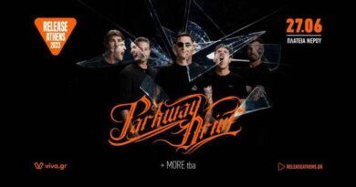 Οι Parkway Drive στο Release Athens