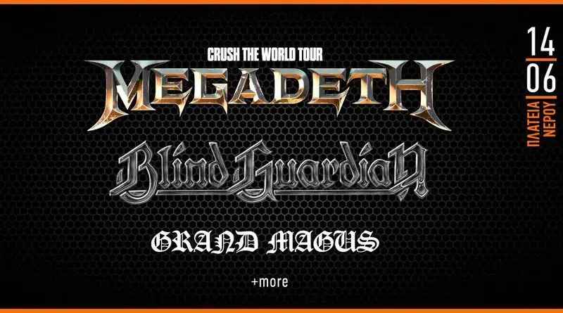 Megadeth, Blind Guardian-Grand Magus @ Release Athens