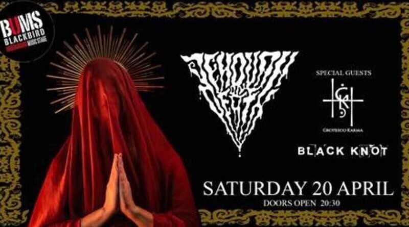 Jehovah On Death, Grotesco Karma, Black Knot @ Bums Blackbird