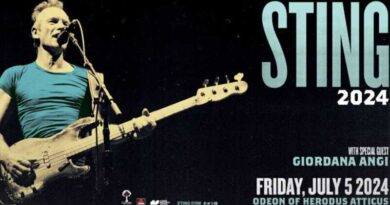 Ο Sting τον Ιούλιο στο Ηρώδειο