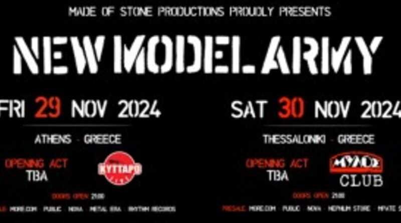 New Model Army live in Greece