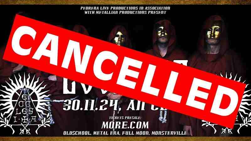 Ακυρώνεται η συναυλία των Ecclesia