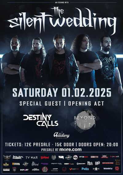 The Silent Wedding, Destiny Calls, Beyond The River @ Piraeus Club Academy