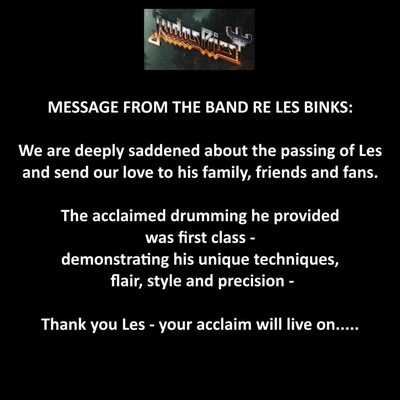 Πέθανε ο Les Binks, πρώην ντράμερ των Judas Priest