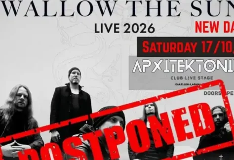 Swallow the Sun, Shattered Hope, Euphrosyne @ Αρχιτεκτονική