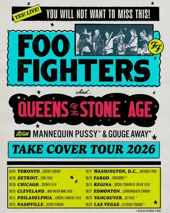 Foo Fighters tour 2026