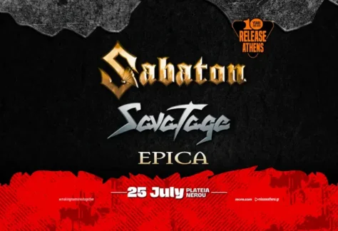 Sabaton, Savatage και Epica στο Release Athens