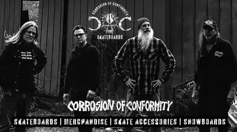 CORROSION OF CONFORMITY: Λανσάρουν τη δική τους σειρά skateboards