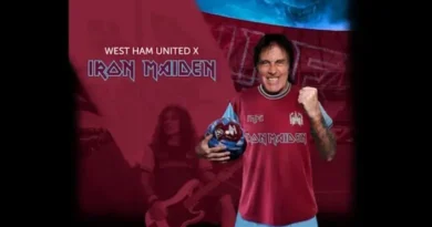 Επετειακή φανέλα West Ham United με Iron Maiden