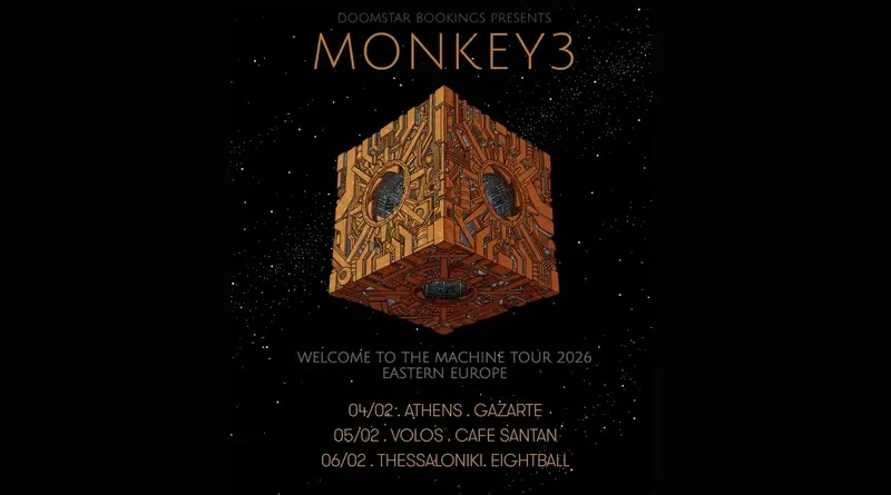 Monkey3 live in Greece 2026