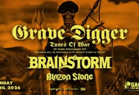 Οι Grave Digger με Brainstorm και Blazon Stone στην Αθήνα