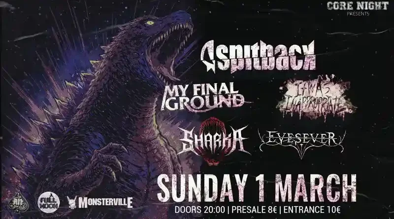 Spitback, My Final Ground, It Was Inappropriate, Eyesever, Sharka @ An Club