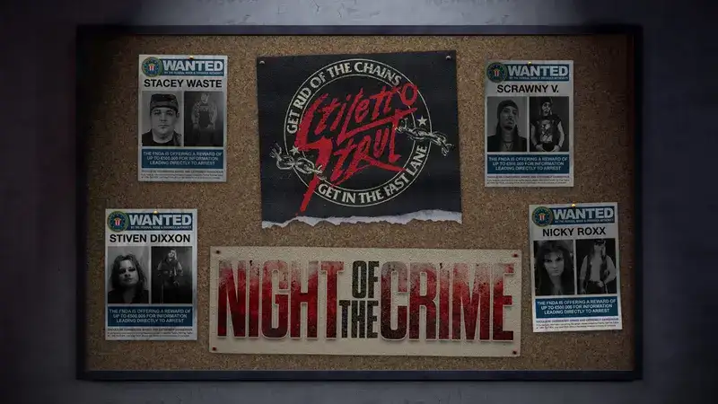 STILETTO STRUT: Νέο single "Night Of The Crime"