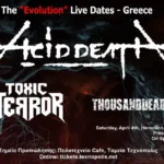 Acid Death, Toxic Terror, ThousandDead @ Cine Studio
