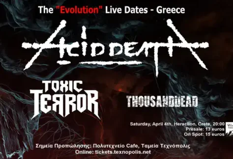 Acid Death, Toxic Terror, ThousandDead @ Cine Studio