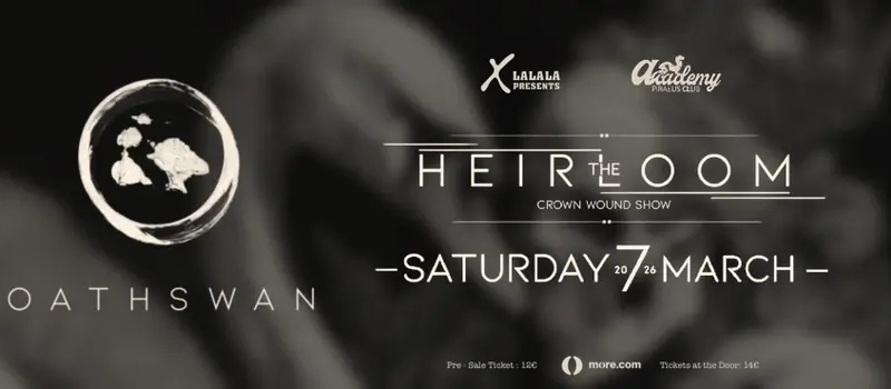 Oathswan, Still Falling, Soothe, Novelty @ Piraeus Club Academy