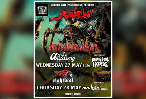 Raven live in Greece 2026