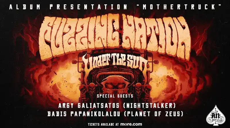 Fuzzing Nation, Argy Galiatsatos, Babis Papanikolaou, Under The Sun @ An Club