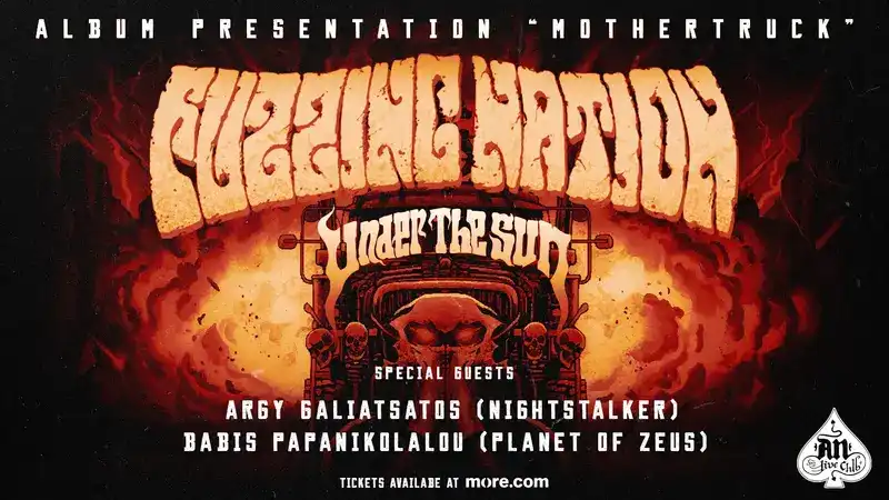 Fuzzing Nation, Argy Galiatsatos, Babis Papanikolaou, Under The Sun @ An Club