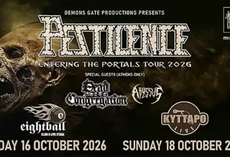 Pestilence live in Greece 2026