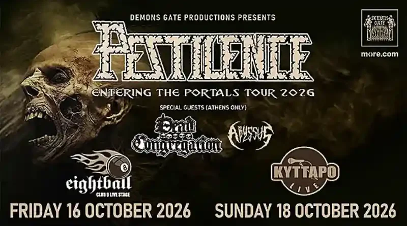 Pestilence live in Greece 2026
