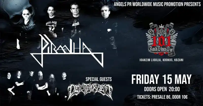 Piranha, Deathcraeft @ 101 Rock Blues Bar