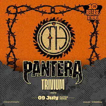 Trivium - Pantera - Release Athens 2026
