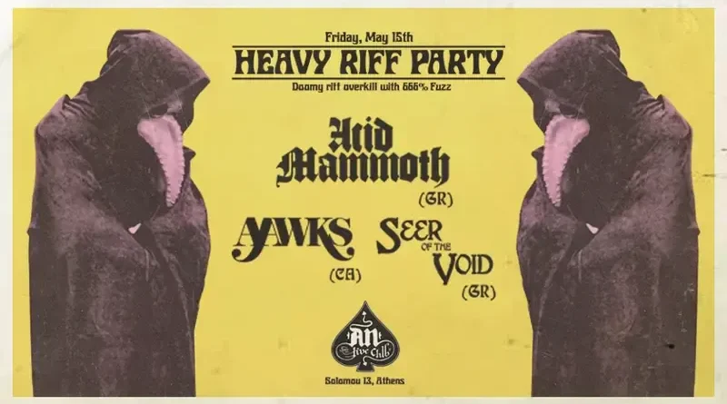 Acid Mammoth, Aawks, Seer of the Void @ An Club