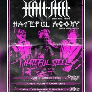 Hateful Agony mini tour in Greece 2026