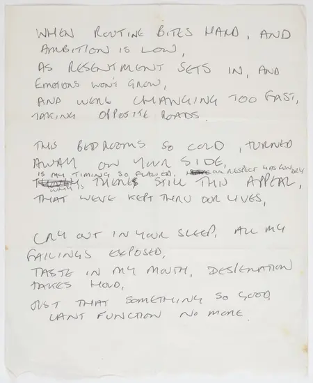 Ian Curtis - Love Will Tear Us Apart στίχοι