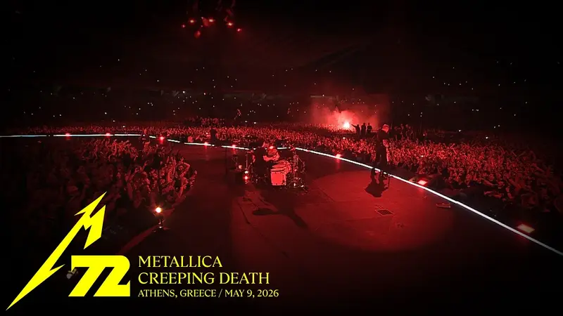 METALLICA: Επίσημο live video του "Creeping Death" απο την Αθήνα