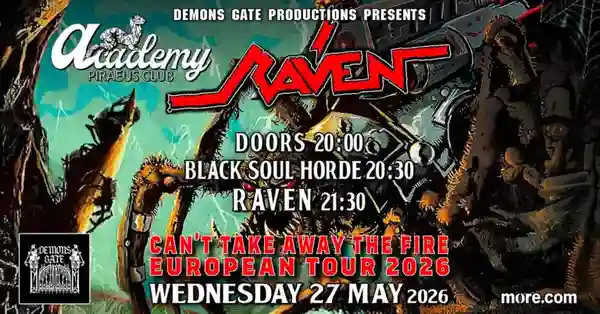 Raven live in Athens 2026