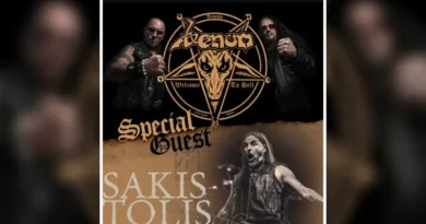 SAKIS TOLIS: Μαζί με τους Mantas και Abaddon για τα 45 χρόνια του "Welcome To Hell" (Venom)