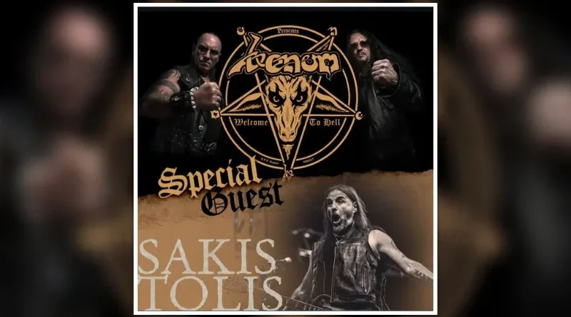 SAKIS TOLIS: Μαζί με τους Mantas και Abaddon για τα 45 χρόνια του "Welcome To Hell" (Venom)