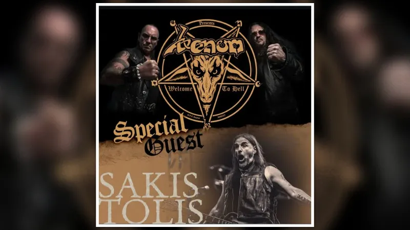 SAKIS TOLIS: Μαζί με τους Mantas και Abaddon για τα 45 χρόνια του "Welcome To Hell" (Venom)