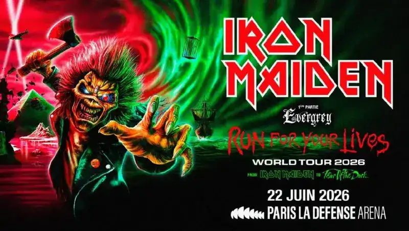 IRON MAIDEN: Διακόπηκε η συναυλία στο Παρίσι λόγω μπλακ άουτ