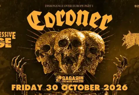Coroner, Depressive Age, Cryptic Shift @ Gagarin 205