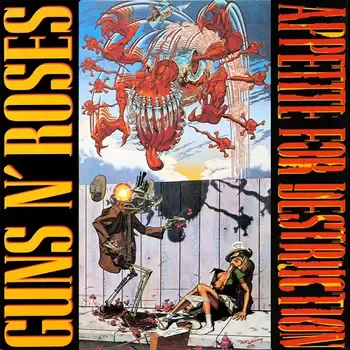 Guns N' Roses, Appetite for Destruction Αρχικό εξώφυλλο