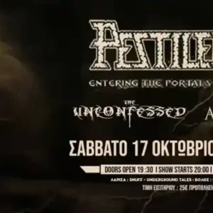 Pestilence, The Unconfessed, I Abyssick @ Skyland