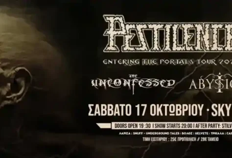 Pestilence, The Unconfessed, I Abyssick @ Skyland