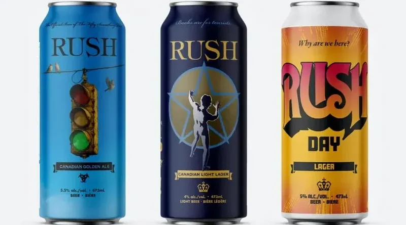 RUSH: Νέες συλλεκτικές μπύρες ενόψει του Rush Day 2026 και της περιοδείας "Fifty Something"