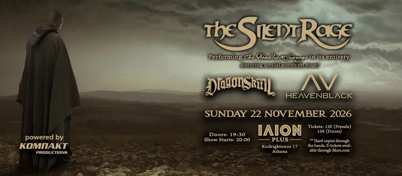 The Silent Rage, DragonSkull, Heavenblack @ Ίλιον Plus
