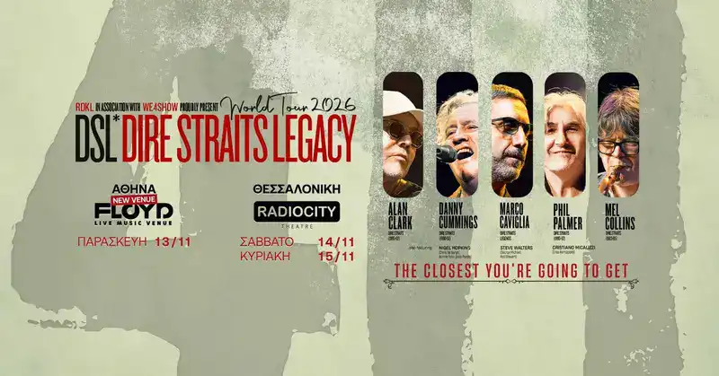 Dire Straits Legacy live in Greece 2026